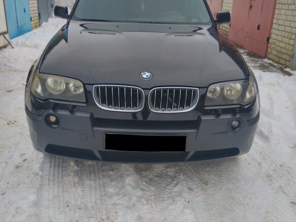 2004 BMW X3 25i I (E83), чёрный