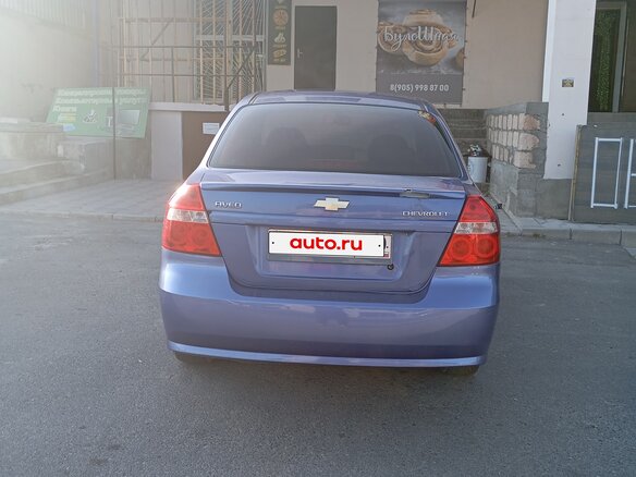 2008 Chevrolet Aveo I Рестайлинг, синий, 460000 рублей - вид 2