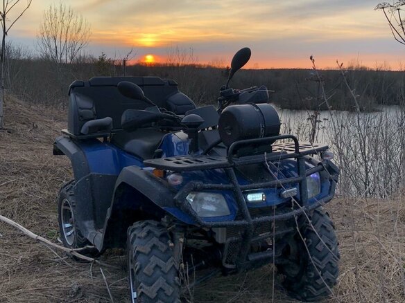 2015 Stels ATV-300, синий, 375000 рублей - вид 9