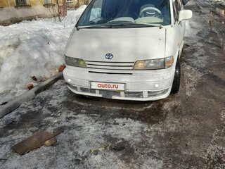 1991 Toyota Previa I (XR10, XR20), белый, 400000 рублей, вид 3
