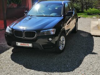 2013 BMW X3 20i xDrive II (F25), чёрный, 2800000 рублей, вид 1