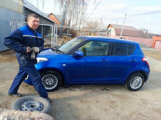 2015 Suzuki Swift IV Рестайлинг, синий, 900000 рублей, вид 4