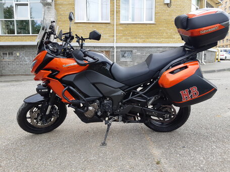 2015 Kawasaki Versys 1000, красный, 1250000 рублей, вид 2