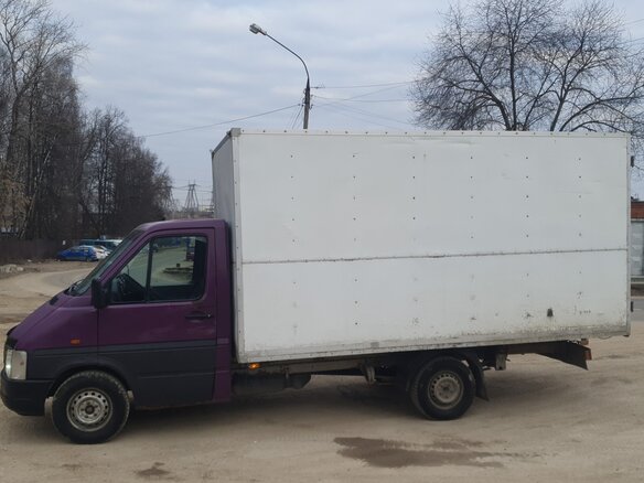 2001 Volkswagen LT, фиолетовый, 400000 рублей - вид 3