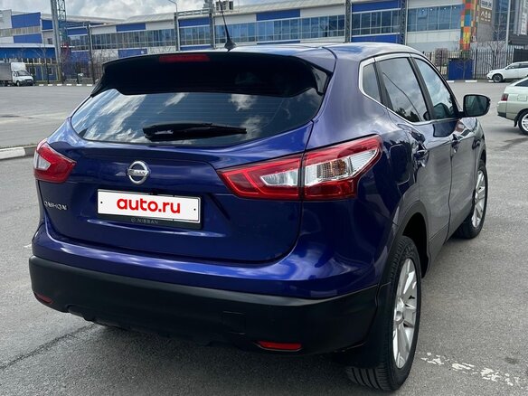 2014 Nissan Qashqai II, синий, 1120000 рублей - вид 8