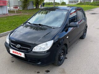 2008 Hyundai Getz I Рестайлинг, чёрный, 340000 рублей, вид 2