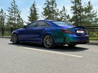 2016 Mercedes-Benz CLS 250 BlueTEC II (C218) Рестайлинг, синий, 3650000 рублей, вид 3
