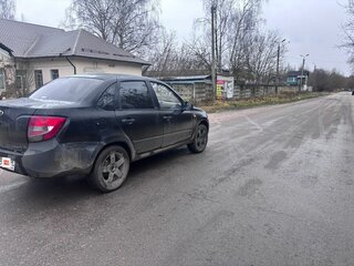 2014 Lada (ВАЗ) Granta I, чёрный, 210000 рублей, вид 3