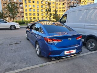 2017 Hyundai Sonata VII (LF) Рестайлинг, синий, 1100000 рублей, вид 3