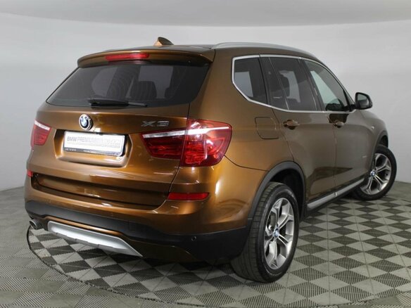 2016 BMW X3 20d xDrive II (F25) Рестайлинг, коричневый - вид 1