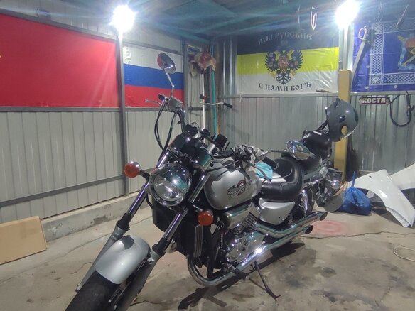 2003 Honda Magna, серебристый, 500000 рублей - вид 8