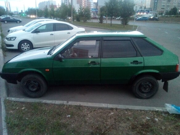 2000 Lada (ВАЗ) 2109, зелёный - вид 2