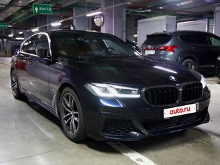 2021 BMW 5 серии 520i VII (G30/G31/G38) Рестайлинг, синий, 4190000 рублей, вид 1