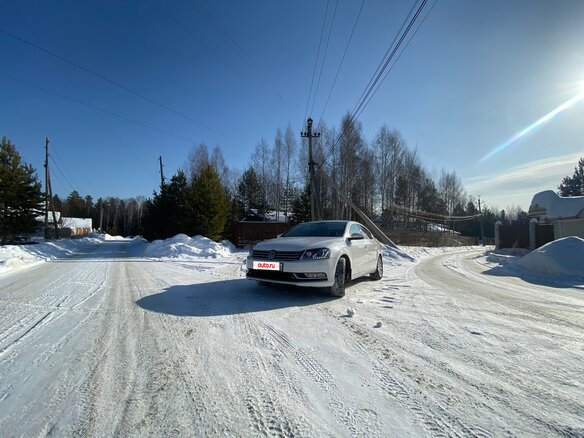 2012 Volkswagen Passat B7, белый, 1320000 рублей - вид 13