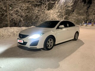 2011 Mazda 6 II (GH) Рестайлинг, белый, 750000 рублей, вид 1