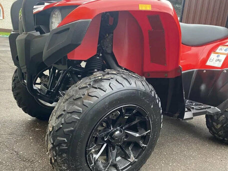 2025 Yamaha Grizzly 300, красный, 303700 рублей, вид 4