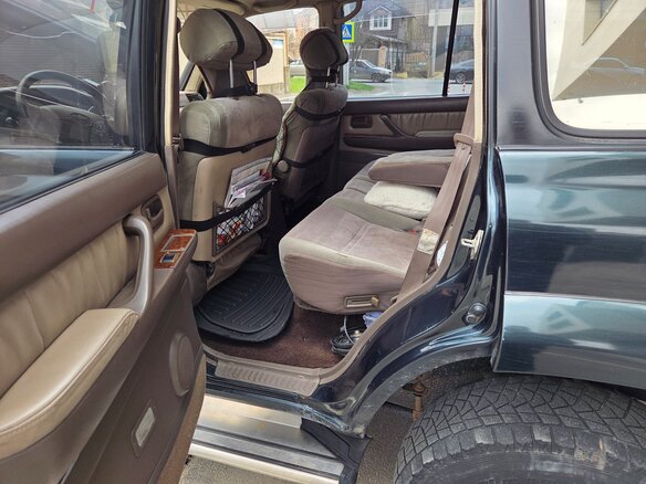 1996 Toyota Land Cruiser 80 Series Рестайлинг, зелёный, 1700000 рублей - вид 34
