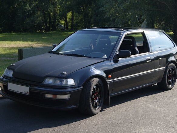 1990 Honda Civic IV, чёрный - вид 11