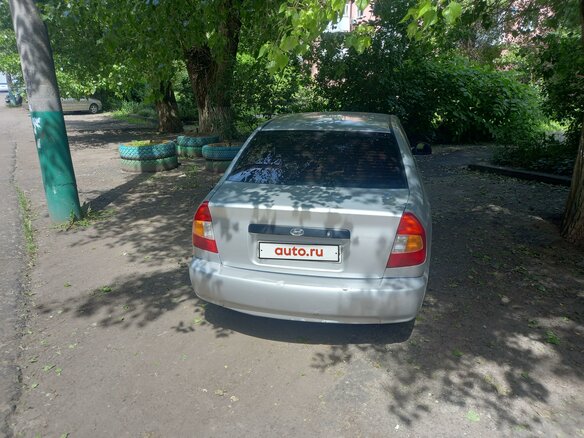 2007 Hyundai Accent ТагАЗ II, серый - вид 2