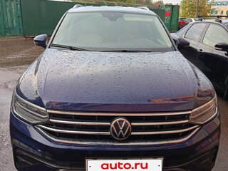 2021 Volkswagen Tiguan Allspace II Рестайлинг, синий, 3350000 рублей, вид 1
