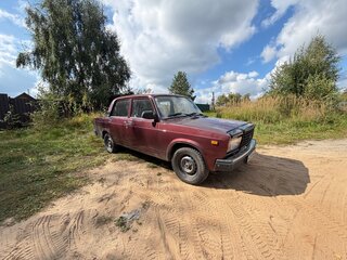 2002 Lada (ВАЗ) 2107, красный, 105000 рублей, вид 2