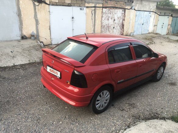 2002 Opel Astra G, красный, 425000 рублей - вид 4