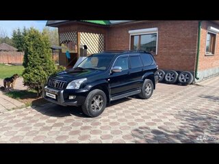 2004 Toyota Land Cruiser Prado 120 Series, чёрный, 1850000 рублей, вид 1