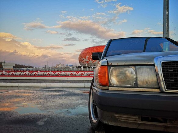 1991 Mercedes-Benz 190 (W201), серый, 250000 рублей - вид 2