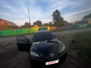 2008 Mazda 3 I (BK) Рестайлинг, чёрный, 350000 рублей, вид 1