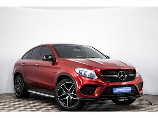 2017 Mercedes-Benz GLE Coupe 400 I (C292), красный, 3799000 рублей, вид 1