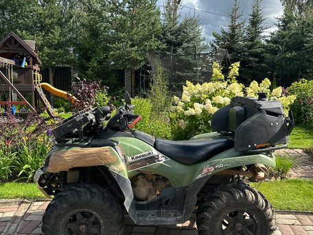 2012 Kawasaki KVF 750 Brute Force, зелёный, 650000 рублей, вид 3