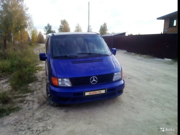 2000 Mercedes-Benz Vito, синий - вид 2