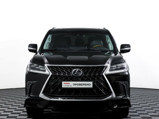 2016 Lexus LX 570 III Рестайлинг 2, чёрный, 7474500 рублей, вид 2