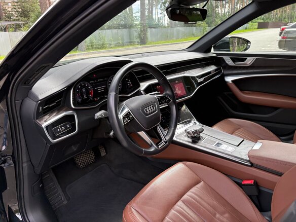 2020 Audi A6 45 TFSI V (C8), чёрный, 4500000 рублей - вид 7