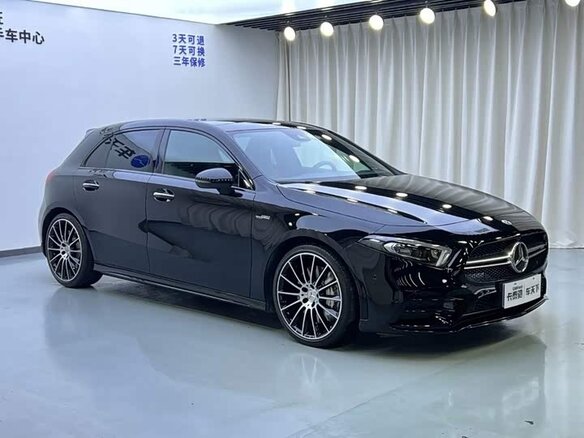2023 Mercedes-Benz A-Класс AMG 35 AMG II (W177) Рестайлинг, чёрный