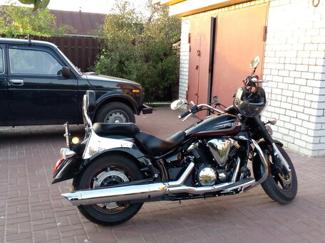 2013 Yamaha XVS1300, чёрный, 1800000 рублей, вид 2