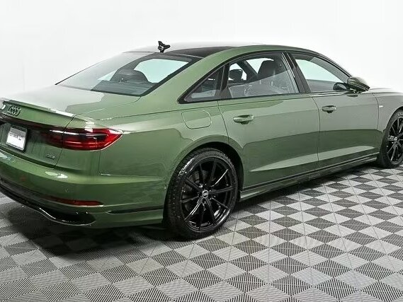 2024 Audi A8 Long 55 TFSI IV (D5) Рестайлинг, зелёный, 14477965 рублей - вид 3