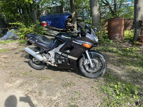 1994 Kawasaki ZZR 400, чёрный, 220000 рублей, вид 1