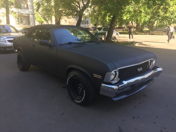1973 Chevrolet Nova III, чёрный - вид 4