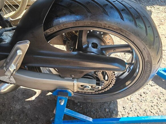 2007 Honda CB 600F Hornet, синий, 400000 рублей - вид 7