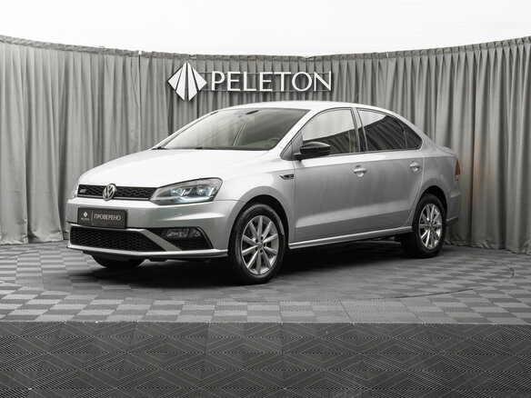2018 Volkswagen Polo V Рестайлинг, серебристый, 1470000 рублей
