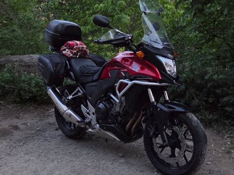 2013 Honda CB 400X, красный, 415000 рублей, вид 1