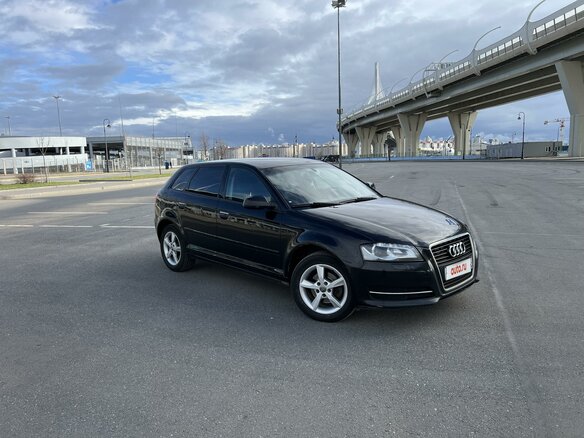 2012 Audi A3 II (8P) Рестайлинг 2, чёрный, 780000 рублей - вид 2
