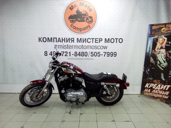 2005 Harley-Davidson Sportster 1200, красный - вид 3