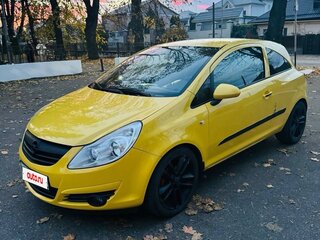 2007 Opel Corsa D, жёлтый, 450000 рублей, вид 1