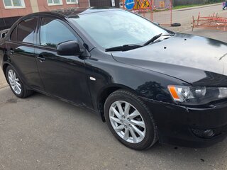 2007 Mitsubishi Lancer X, чёрный, 400000 рублей, вид 2