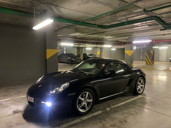 2009 Porsche Cayman I (987) Рестайлинг, чёрный - вид 11