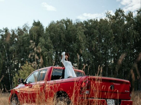 2012 Dodge RAM IV (DS/DJ), красный - вид 1