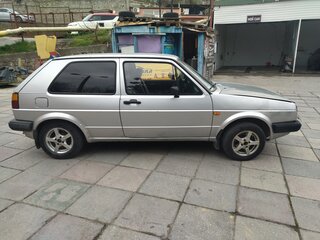 1986 Volkswagen Golf II, серебристый, 160000 рублей, вид 2