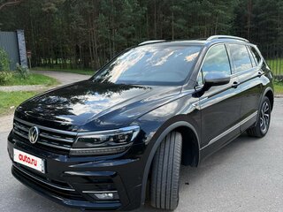 2019 Volkswagen Tiguan Allspace II, чёрный, 4200000 рублей, вид 3